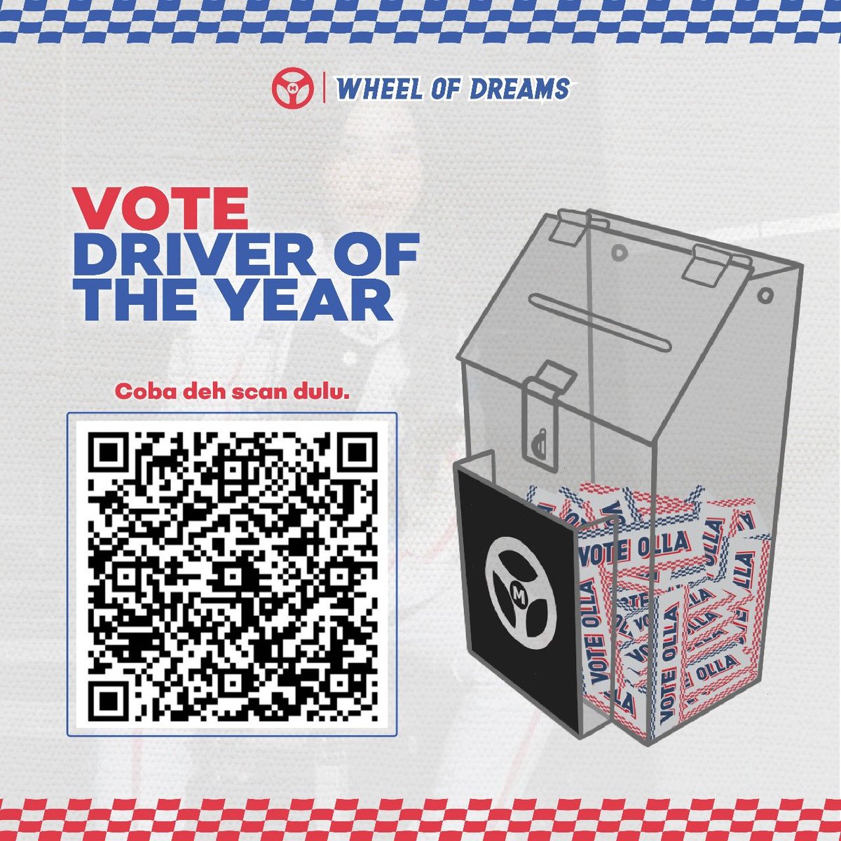 bapak-bapak,
ibu-ibu,
kakak-kakak,
adek-adek,
dan teman seperjuangan

JUMAT BERKAHNYAAA 😇

#McQueen 🔧
#WheelOfDreams 🛞