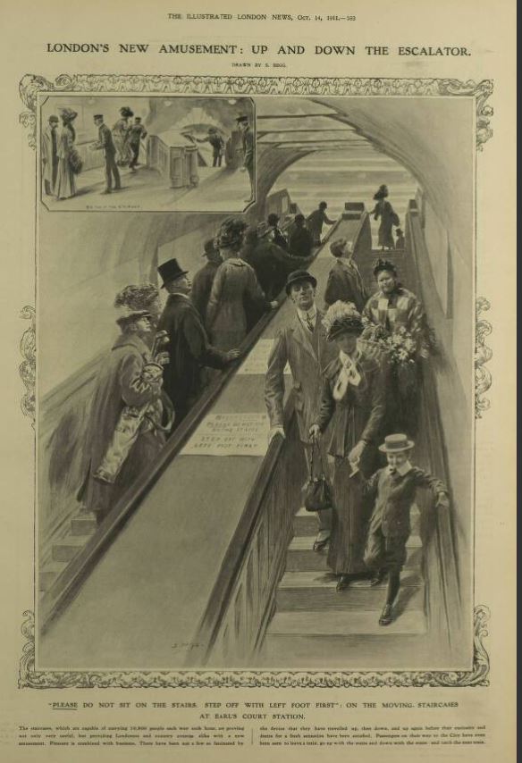 beefeater407's tweet image. 1/2
On this day, 4th OCtober 1911, Britain's first underground escalators were introduced. They connected the District Line and Piccadilly Line platforms at Earl's Court underground station in London. In fact, they installed two! #GoingUp