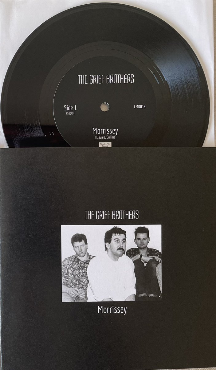Out now! The Grief Brothers “Morrissey” EP is available from all the usual download and streaming services as well as an extremely limited lathe 7” via Bandcamp! Here’s the Bandcamp link…. 
thegriefbrothers.bandcamp.com/album/morrissey