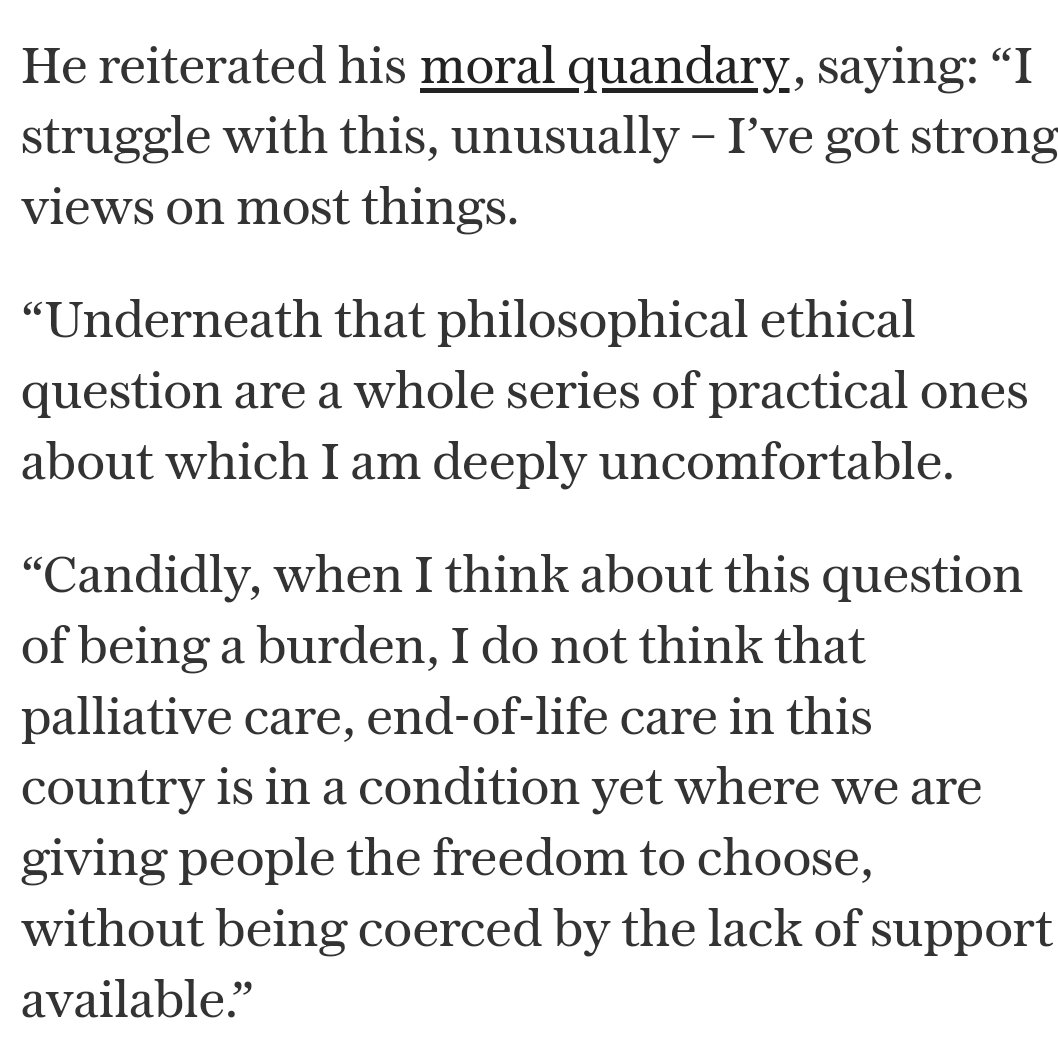Shaun Lintern (@shaunlintern) on Twitter photo Health secretary <a href="/wesstreeting/">Wes Streeting</a> on assisted dying and crucially how that interacts with Britain's appalling palliative care service: Health secretary <a href="/wesstreeting/">Wes Streeting</a> on assisted dying and crucially how that interacts with Britain's appalling palliative care service: