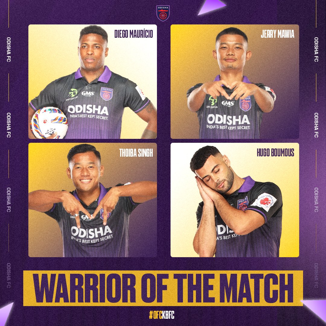 OdishaFC's tweet photo. ⚔ 𝐎𝐅𝐂 𝐖𝐀𝐑𝐑𝐈𝐎𝐑 𝐎𝐅 𝐓𝐇𝐄 𝐌𝐀𝐓𝐂𝐇 ⚔

It's time to vote for your Warrior of the #OFCKBFC match last night at the Kalinga 🗳️

#OdishaFC #AmaTeamAmaGame #KalingaWarriors #ISL https://t.co/V0NxO9rMcB