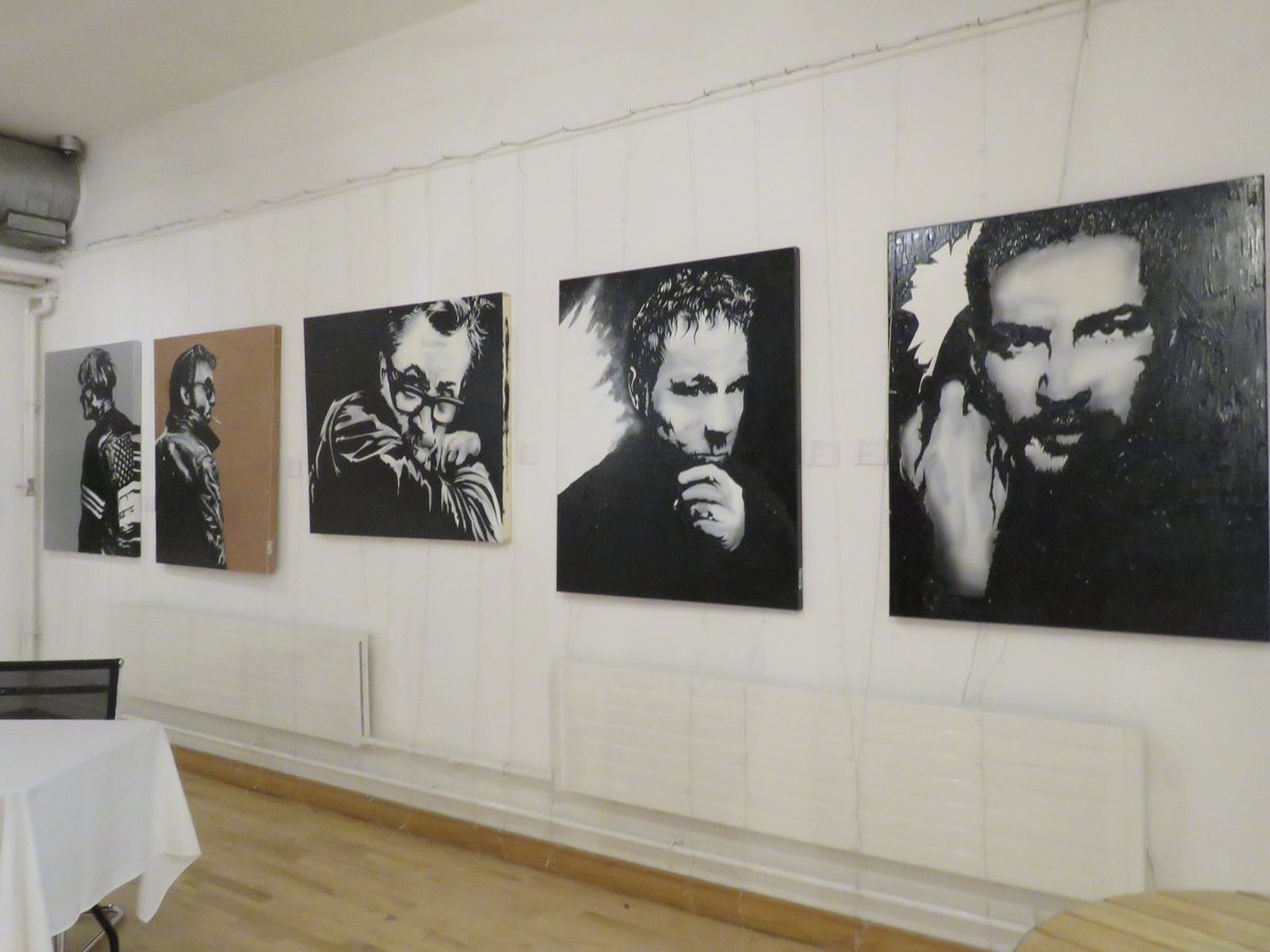 Dave: The Steel City Snapper (@steelcitysnaps) on Twitter photo The exhibition is brilliant, so many icons - both local and from further! A new artwork of <a href="/StephenGraham73/">Stephen Graham</a> was unveiled yesterday which was fab (it can be seen in the fourth photo). Congratulations to <a href="/bubba2000art/">bubba2000art</a> on a fantastic “Home-coming”! <a href="/theworkstation/">The Workstation</a> #Sheffield The exhibition is brilliant, so many icons - both local and from further! A new artwork of <a href="/StephenGraham73/">Stephen Graham</a> was unveiled yesterday which was fab (it can be seen in the fourth photo). Congratulations to <a href="/bubba2000art/">bubba2000art</a> on a fantastic “Home-coming”! <a href="/theworkstation/">The Workstation</a> #Sheffield