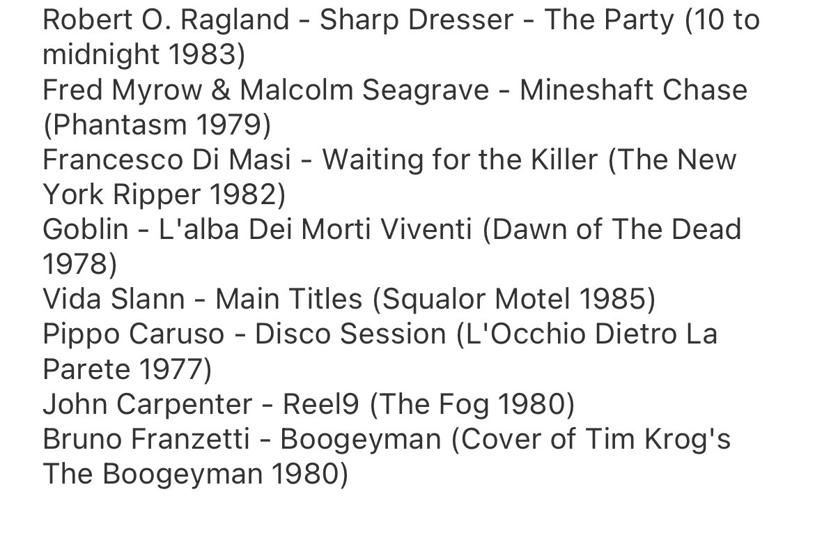 Celebrating spooky season right—with 70s/80s horror soundtrack compilations! 🧛🎃👻🩸🎶