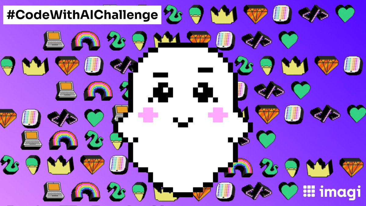 imagilabs's tweet image. New coding challenge alert! US teachers, see how your class can win fun prizes for coding art with Python (with a little help from our AI-powered Debugging Buddy). 😉
👉 bit.ly/3BstH8u
Challenge ends Oct 18th, 11:59 ET.
#codewithaichallenge #imagi #imagiEdu