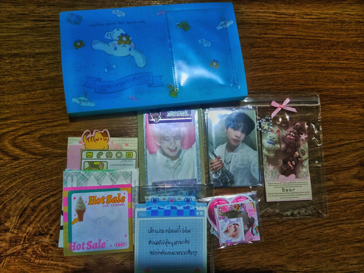 hs_evanie's tweet photo. แฟ้มการ์ดมาถึงแล้วน่ะคับได้ของแถมเป็นการ์ดน้องอุ่นด้วยขอบคุณคับ 🤟#HOon02 https://t.co/7yjK9j5Tri
