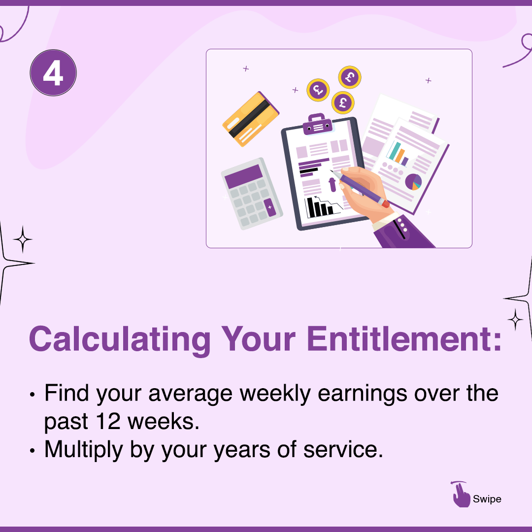 #4
Understand your redundancy pay and tax entitlements. Don't panic; swipe through to know your rights and benefits.
#redundancypay #financialentitlements #taxfreeallowance #hmrc #employmentrights #workbenefits #gardenleave #noticepay #employmentlaw