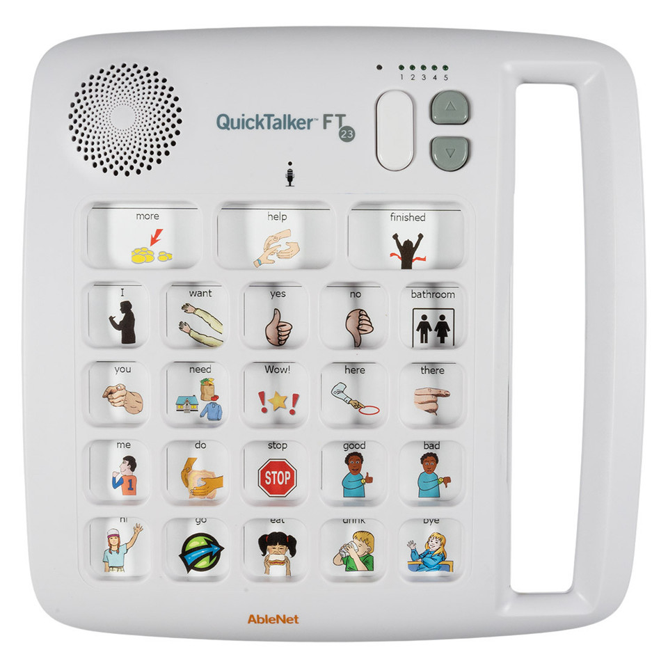 AdaptiveTechSol's tweet image. QuickTalker 23 Feather Touch
adaptivetechsolutions.com/pd-quicktalker…
QuickTalker FT 23 is a durable go-anywhere speech device that is easy-to-use, durable, and plays back crystal clear sound. #kidstoys #toys #kids #educationaltoys #woodentoys #babytoys #kidstoysonline #toystore #toysforkids