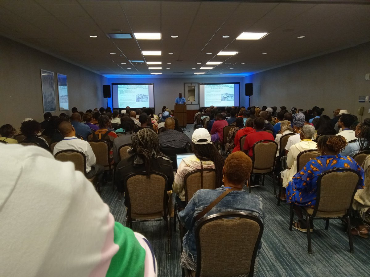 AuthorMarrio's tweet image. And there was a more people behind me! This room was packed! #ADOSinNOLA #ADOSSummit #ADOSAF #ADOSReparationsSummit