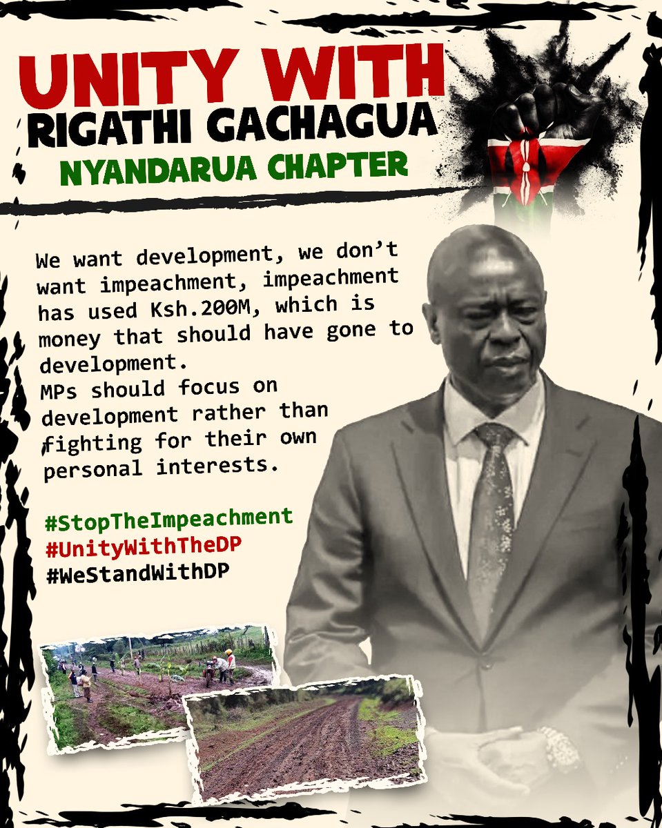 MuriukiNgacha14's tweet photo. #StopTheImpeachment
#UnityWithTheDP
#WeStandWithDP
#ImpeachBoth https://t.co/M8v2rATUt4