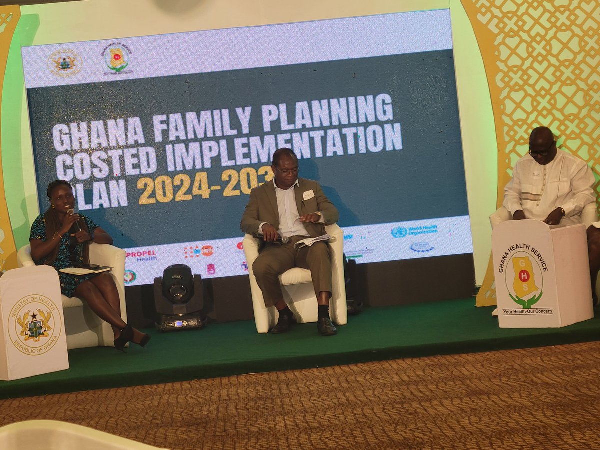 At the launch of the #GFPCIP 2024-2030 for Ghana and the 2024 #Familyplanning week. Insighful conversations around collaboration towards sustainable FP programming. Our own <a href="/pkesewaa/">Patience Ampomah</a> bringing #youth perspectives to the table. <a href="/PPAGGhana/">Planned Parenthood Association of Ghana (PPAG)</a> <a href="/mohgovgh/">Ministry of Health, Ghana</a> <a href="/_GHSofficial/">Ghana Health Service</a>
