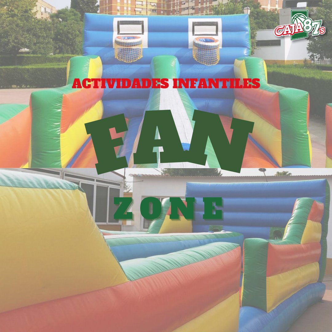 ¡Seguimos calentando motores para el primer partido de la temporada 24-25 de Insolac Caja 87 este domingo 6 de octubre! 🎉 

Ven con los más peques de la casa y disfruta de algunas de las actividades como pintacaras y canastas hinchables 🏰