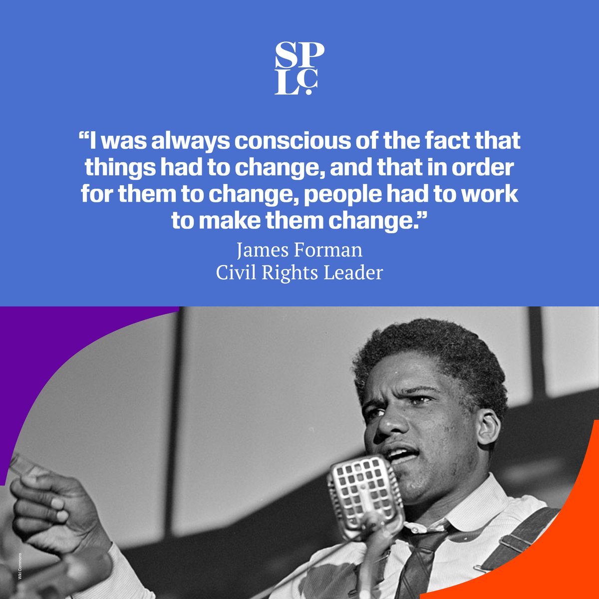 Born #OTD in 1928, James Forman is an unsung hero of the Civil Rights Movement.

He was part of the "freedom train" challenging segregated seating on Georgia railways.

He was a reporter and teacher who worked with dispossessed tenant farmers in Tennessee. #TheMarchContinues
