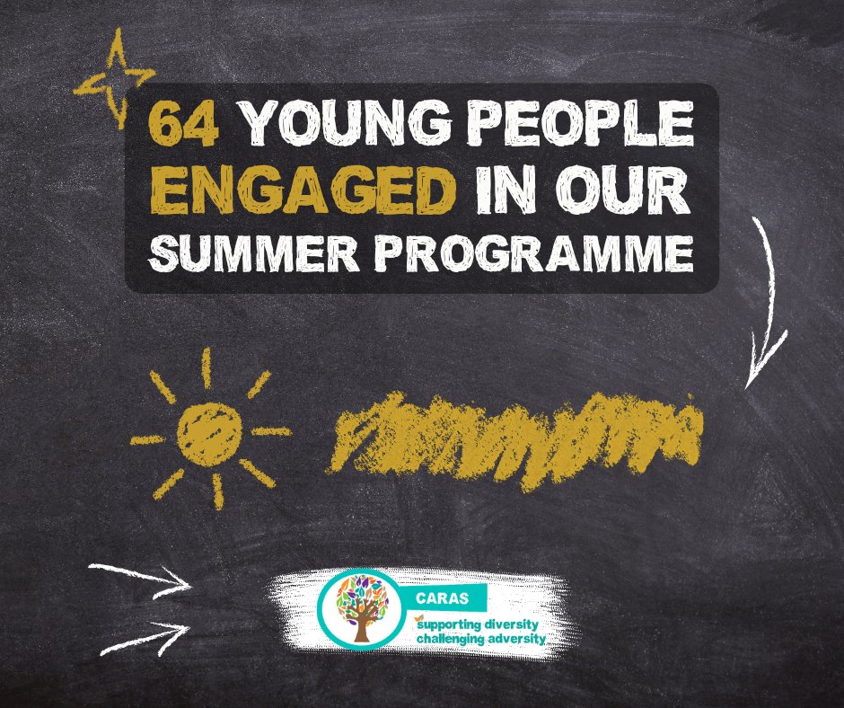 Over the past summer residential, trips to the beach, the lido, a football stadium and much more, &amp; our youth club sessions, CARAS programs engaged 64 young people, involving them in fun &amp; transformative experiences⚽🐚⬆️

💥#ImpactFridays