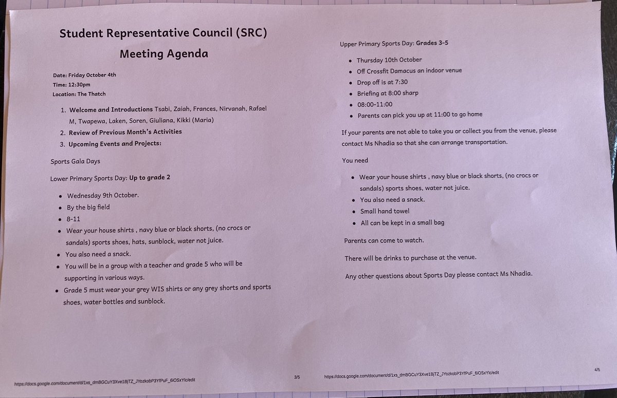 marcellevleenen's tweet image. Really enjoying our #studentleadership initiatives @WISNamibia led by our fab Grade 5 team! Breaking down leadership into bite size chunks organizing ourselves, practising speaking to a crowd and team work! #LearningAtWIS