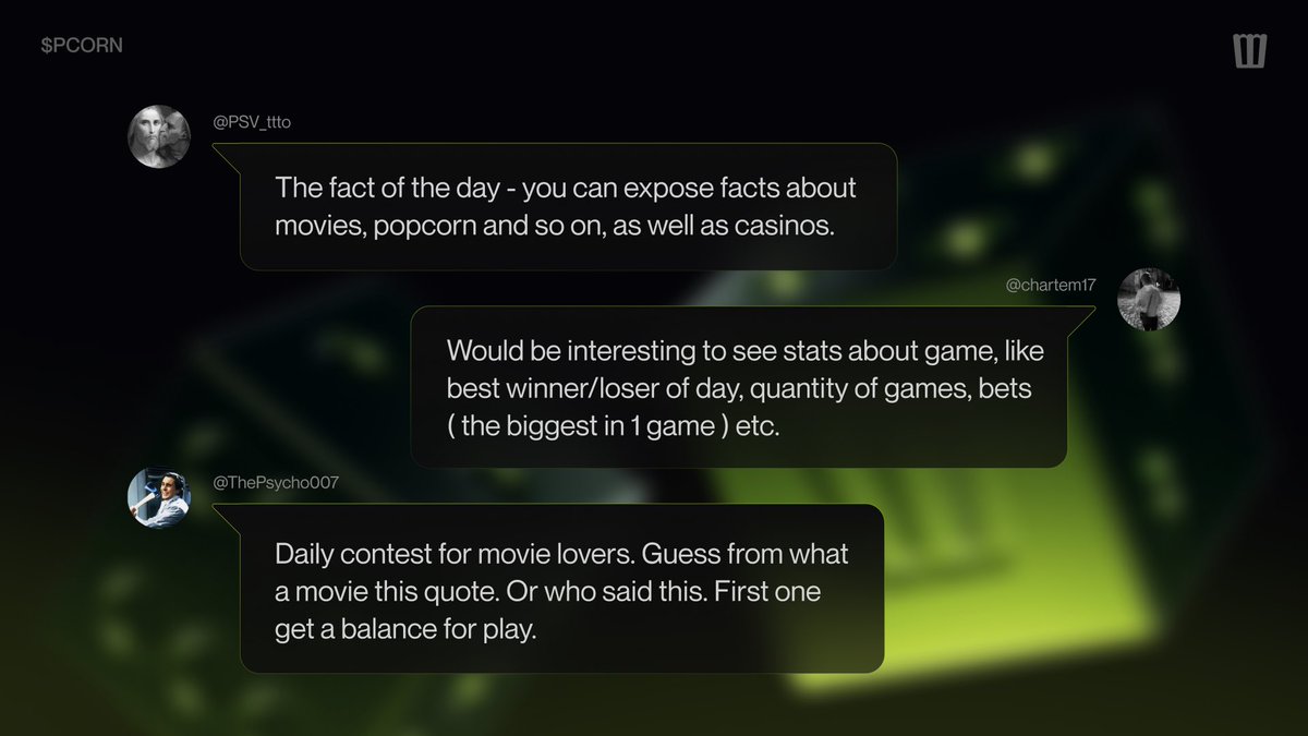 RESULTS HERE 

Thank you all for sharing your ideas!

Our community is starting to come alive, and we are committed to delivering on our promises.

Congratulations to the winners! We will soon begin bringing your ideas to life.

P.S. To claim your prize, please contact our