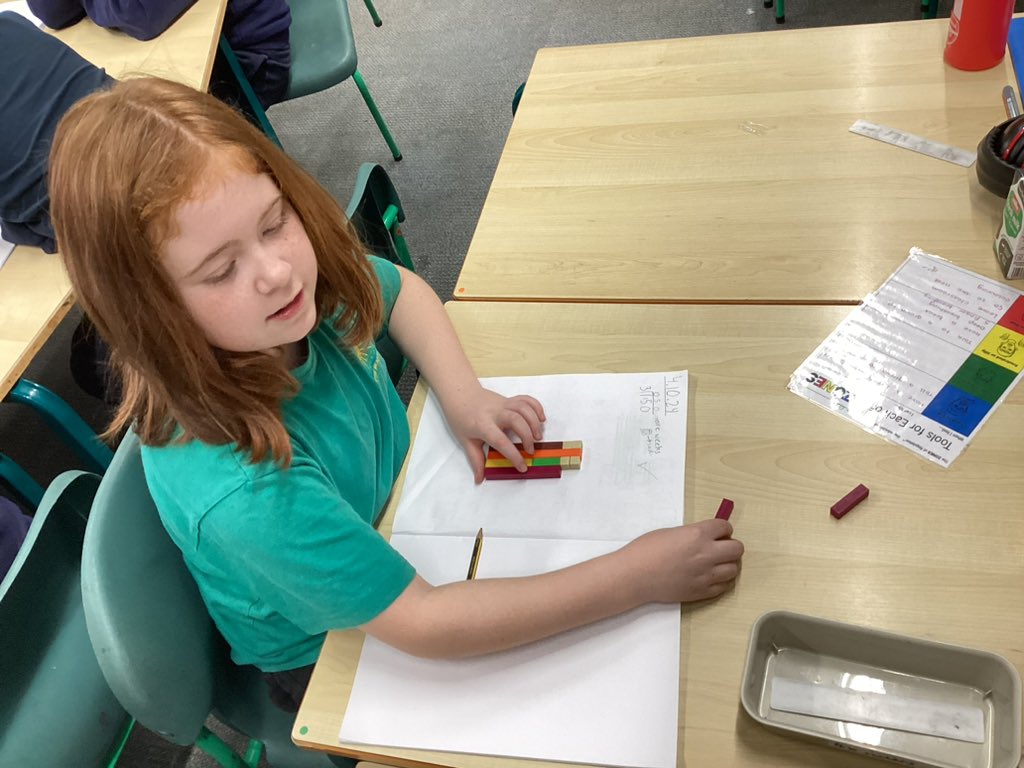 uptonclass5AB's tweet photo. 5AB had fun exploring equivalence and bar modelling in maths this morning! https://t.co/SH7T2DCgE0