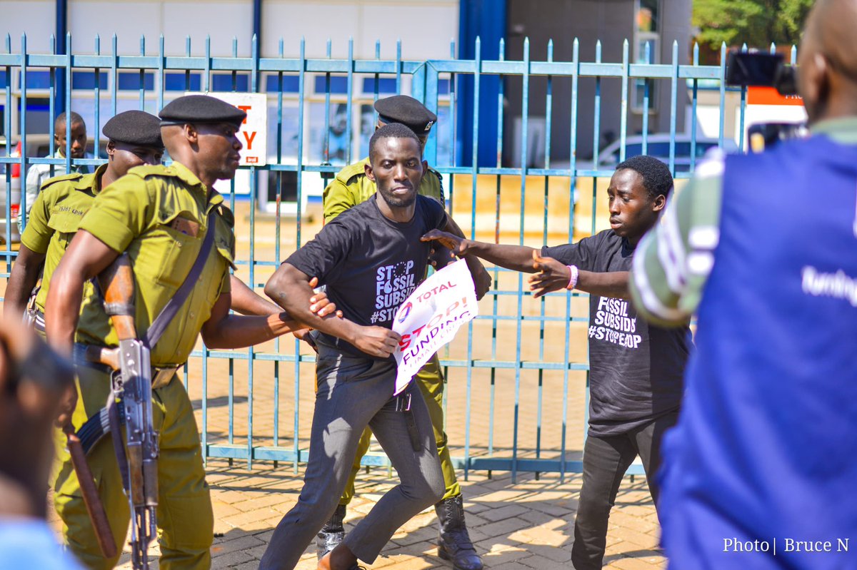 JusticeUg256's tweet image. Our two comrades are @wasswaBrian23 and Katende Akram. We demand for their immediately release, fighters  of our future should be defended not arrested. #StopFossieleSubsidies #StopEACOP