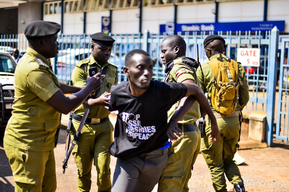 JusticeUg256's tweet image. Our two comrades are @wasswaBrian23 and Katende Akram. We demand for their immediately release, fighters  of our future should be defended not arrested. #StopFossieleSubsidies #StopEACOP