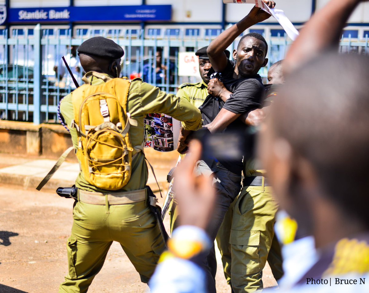 JusticeUg256's tweet image. Our two comrades are @wasswaBrian23 and Katende Akram. We demand for their immediately release, fighters  of our future should be defended not arrested. #StopFossieleSubsidies #StopEACOP