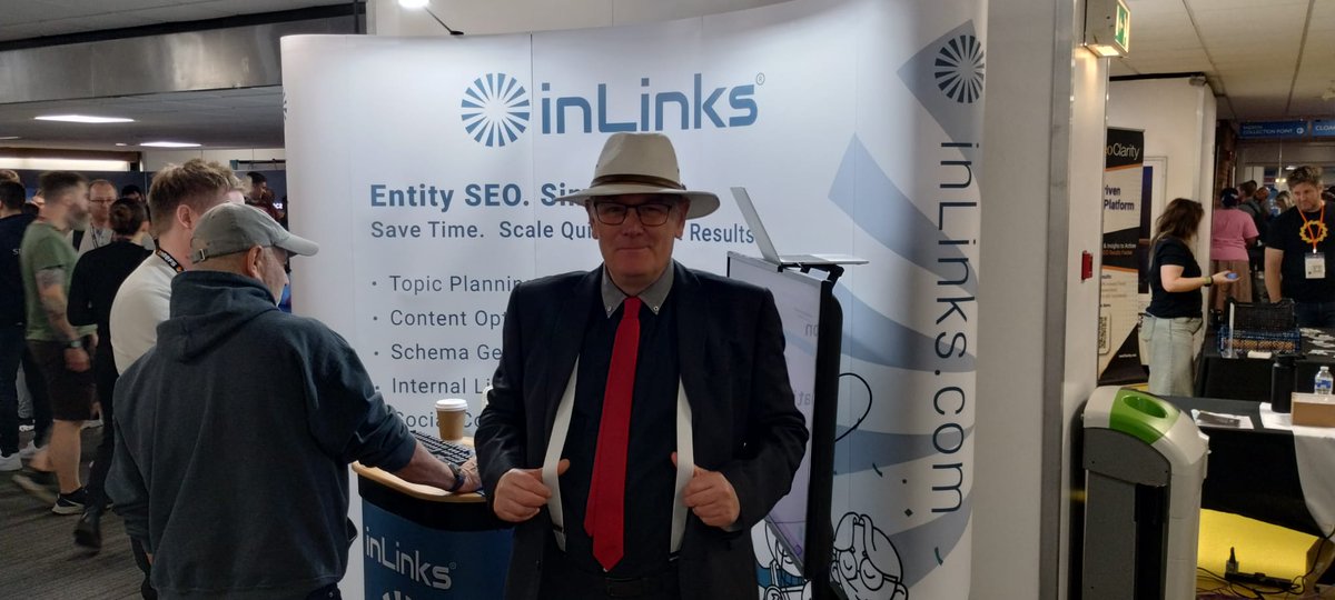Our CEO <a href="/Dixon_Jones/">Dixon Jones</a>  getting ready for his talk this afternoon in #BrightonSEO 👍