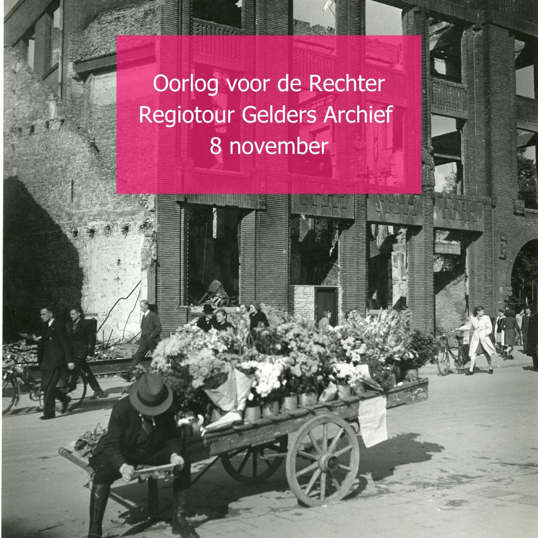 Op 1 januari 2025 wordt het grootste oorlogsarchief van Nederland, het Centraal Archief Bijzondere Rechtspleging (CABR), openbaar en online beschikbaar. Op 8 november organiseren wij hierover een informatiebijeenkomst. Meld je aan via onze website: geldersarchief.nl/cabr