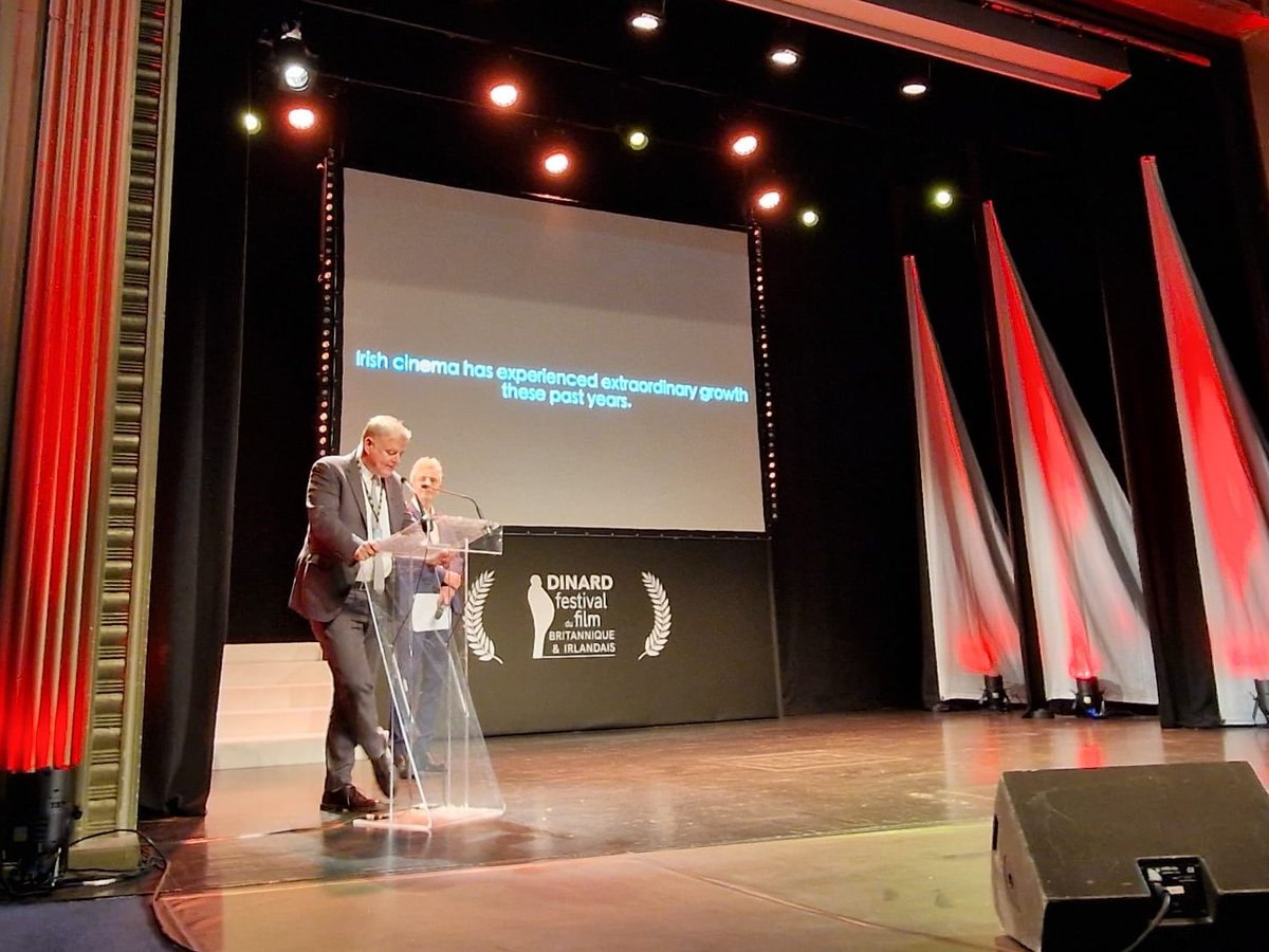 🎥Une immense fierté de participer à la cérémonie d'ouverture du <a href="/DinardFilm/">Dinard Festival du Film Britannique & Irlandais</a> hier soir : une célébration du cinéma irlandais et britannique en Bretagne avec nos cousins celtes !

Le festival a lieu jusqu'au dimanche 06 octobre. 
À ne pas manquer !