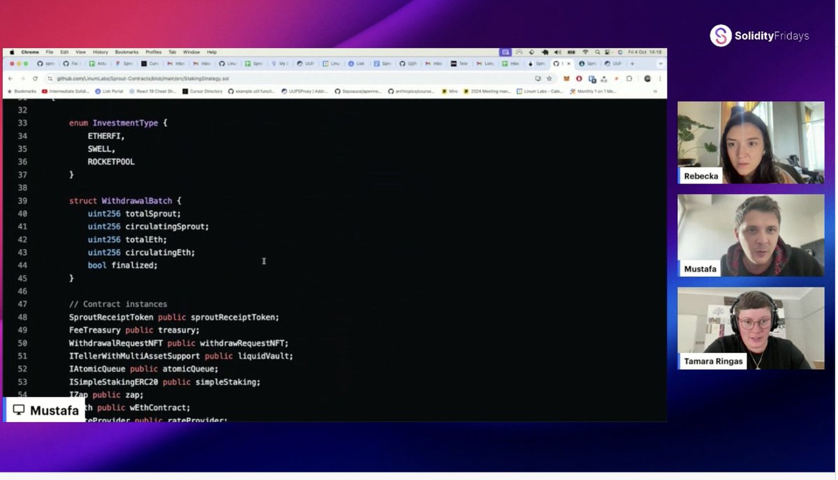 Devon Krantz (@devkrz) on Twitter photo Just a bunch of nerds going through cool code. Come check out the latest episode of <a href="/SolidityFridays/">Solidity Fridays</a> with us & <a href="/SproutDeFi/">Sprout DeFi</a> twitch.tv/solidity_fridaβ¦ Just a bunch of nerds going through cool code. Come check out the latest episode of <a href="/SolidityFridays/">Solidity Fridays</a> with us & <a href="/SproutDeFi/">Sprout DeFi</a> twitch.tv/solidity_fridaβ¦