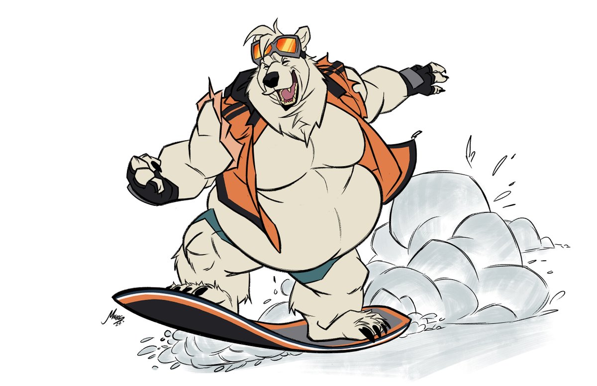 meza0411's tweet image. Polar Bear day 4 sledding in style
#Weretober2024 #weretober