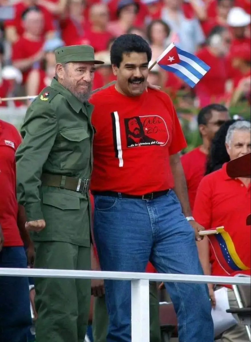 El saludo afectuoso desde  #Cuba para la Venezuela Bolivariana.