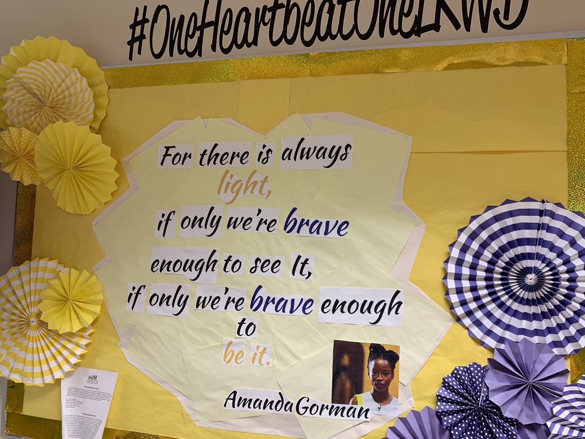 Starting my day at Harrison.  Inspired!!