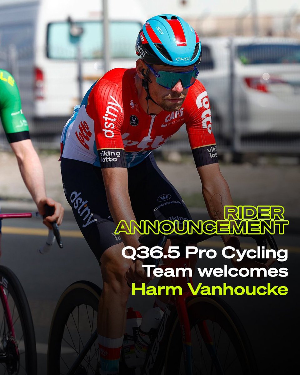 Q36.5 Pro Cycling Team (@q36_5procycling) on Twitter photo 🚨Welcome to the team Harm Vanhoucke 🚨
We’re delighted to announce the signing of <a href="/Harm_VH/">Harm Vanhoucke</a> on a two-year deal ✍️
The 27-year-old Belgian will represent our squad from 2025 onwards.
Read More: q36-5procycling.com/q36-5-pro-cycl… 🚨Welcome to the team Harm Vanhoucke 🚨
We’re delighted to announce the signing of <a href="/Harm_VH/">Harm Vanhoucke</a> on a two-year deal ✍️
The 27-year-old Belgian will represent our squad from 2025 onwards.
Read More: q36-5procycling.com/q36-5-pro-cycl…