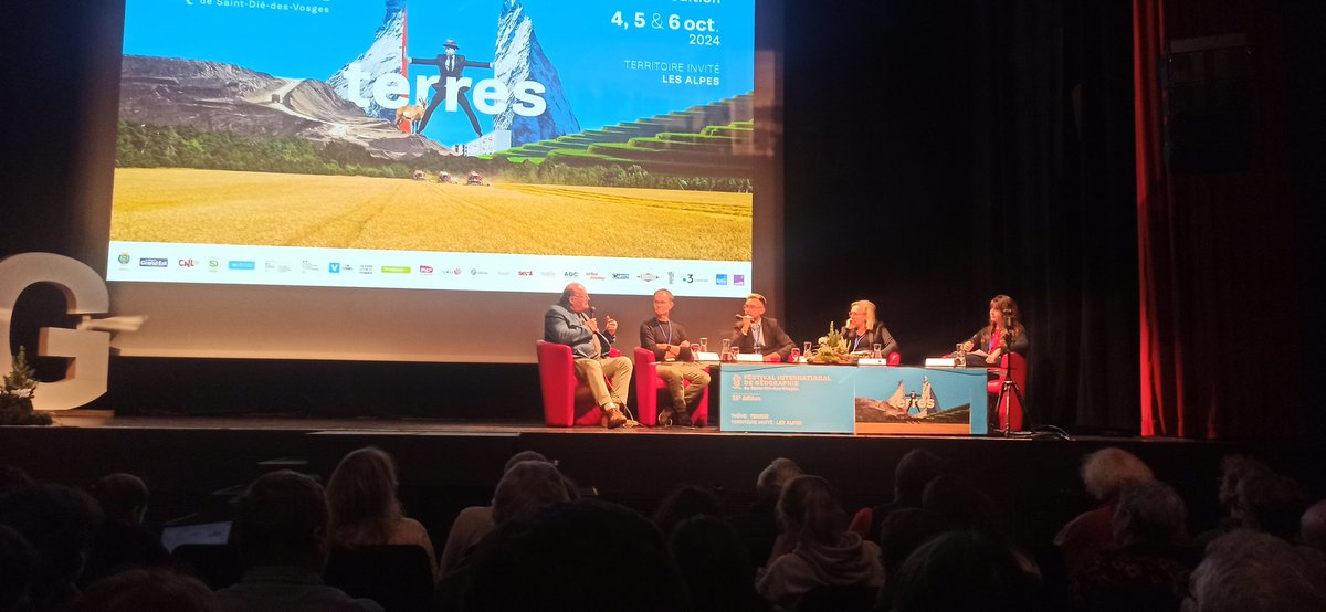 Intéressante conférence sur le ZAN au #FIG2024. #Cartosphere