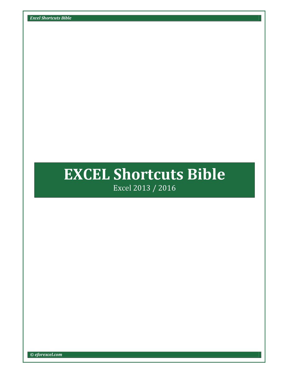 Eyowhite3's tweet image. Complete Microsoft Excel shortcuts below: