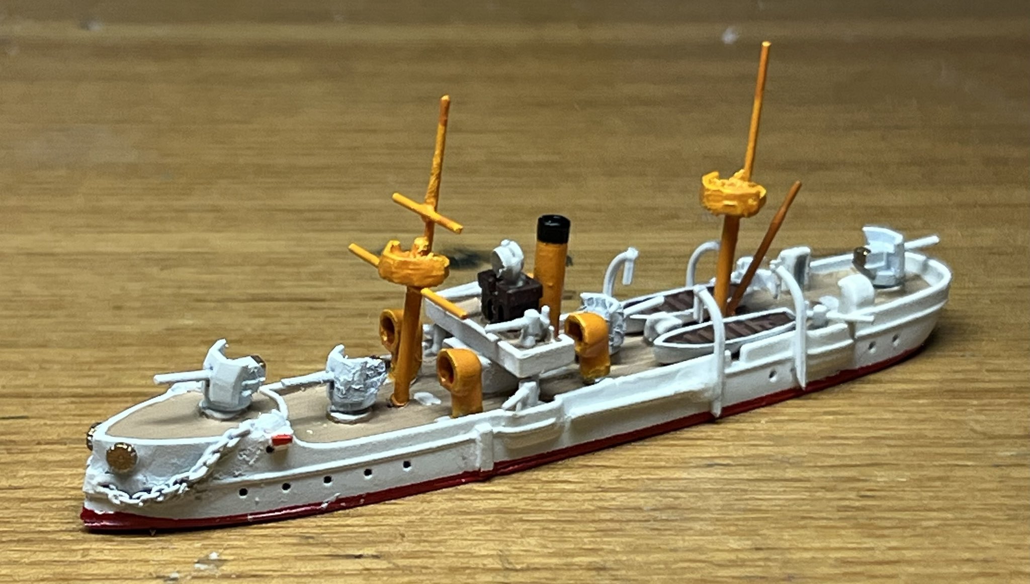イカコルレオーネ в X: „1/700 砲艦「赤城」 【完成】 3D