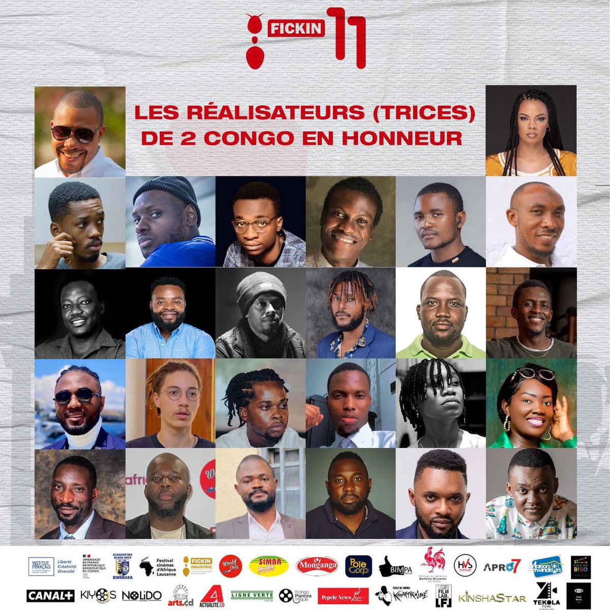 Ekilaaa's tweet photo. Mon dessin animé « MAÏKO » étant en compétition au Festival International du cinéma de Kinshasa, mais n’étant pas moi-même au pays, l’organisation m’a demandé de réaliser une vidéo dans laquelle je prononce un discours à l’occasion de la cérémonie d’ouverture du festival qui avait lieu hier soir. 
Des amis présents m’ont envoyé une vidéo de la salle pendant la projection de mon discours. Celui-ci a été sciemment coupé en plein milieu par la directrice de l’Institut français de Kinshasa manifestement pas très à l’aise avec mes propos… elle a demandé à la technique d’arrêter la projection. 
Du coup, je vous le mets ici en entièreté 

Rendez-vous dimanche soir pour la remise des prix à l’Academie des Beaux-arts de #Kinshasa 🇨🇩✨