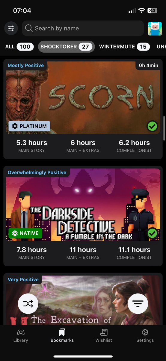 I just made a lot of screenshots from my #SHOCKTOBER playlist for my Steam Deck 😀