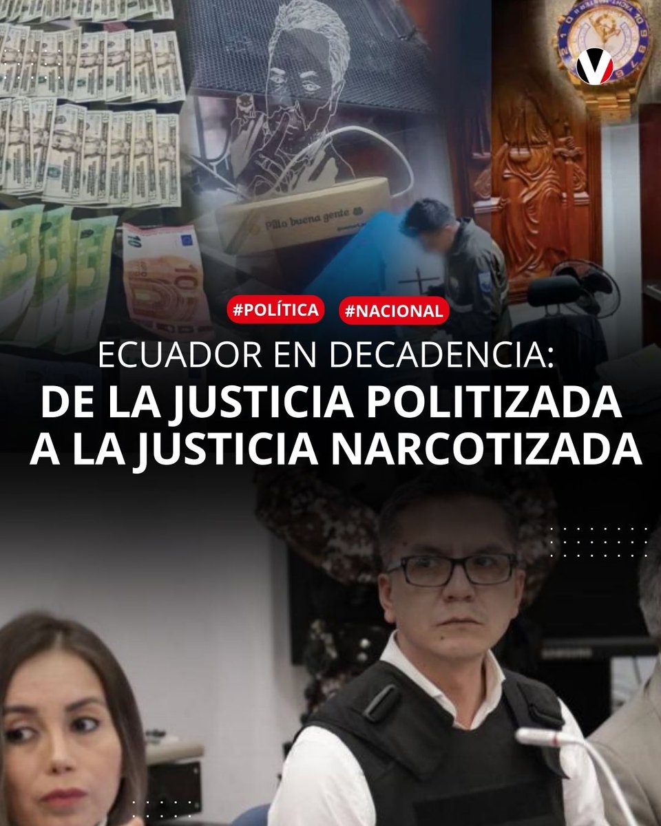 #ATENCIÓN | El sistema de justicia ecuatoriano, que fue diseñado para servir a los poderes políticos, resultó presa fácil para que el crimen organizado opere a sus anchas. Cuatro casos judiciales muestran la decadencia: v.vistazo.com/3YbDcSr