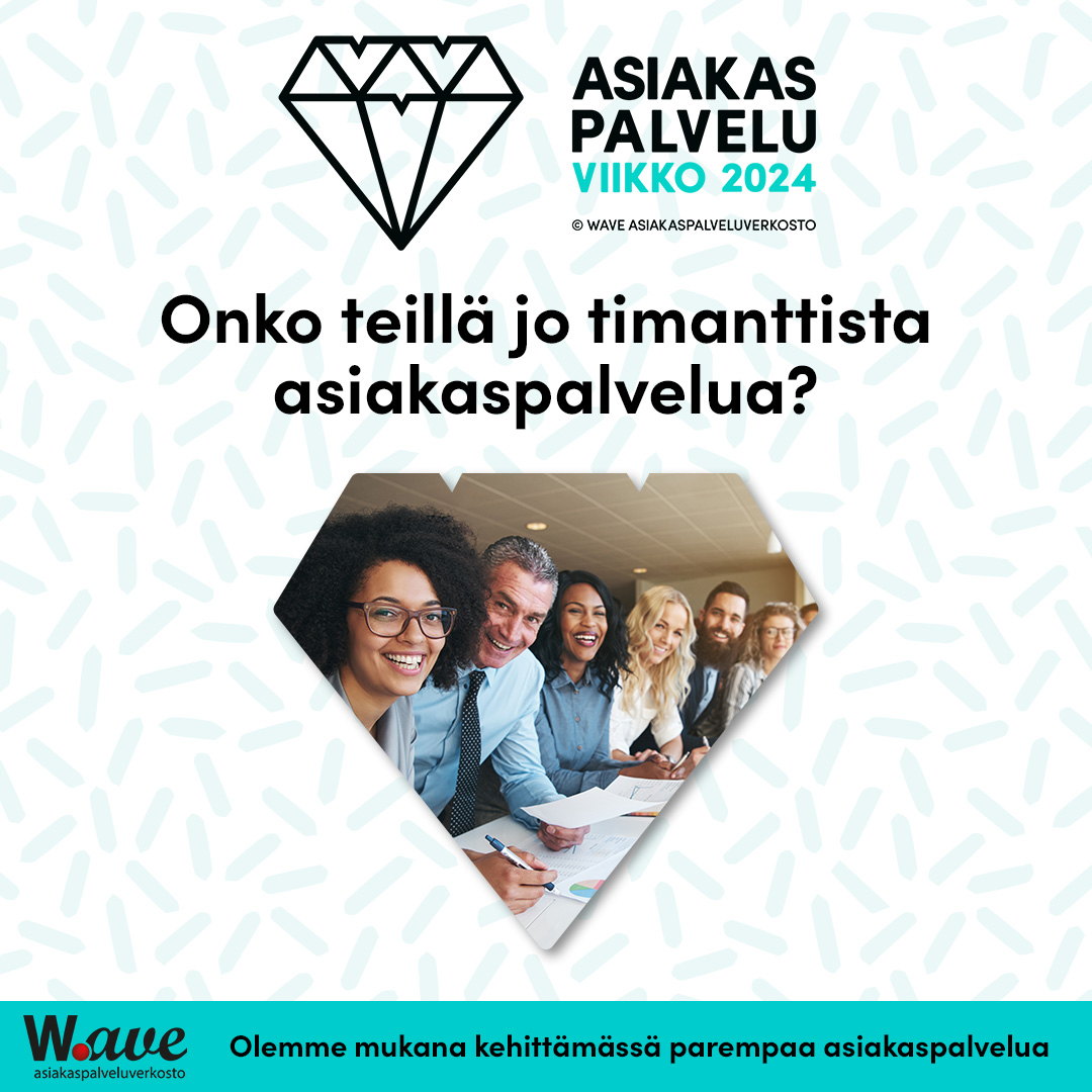 Ensi viikolla on jälleen #asiakaspalveluviikko ja myös Monetra-konserni on mukana juhlistamassa timanttista asiakaspalvelua! 

#asiakaspalveluviikko2024
#aspaviikko2024