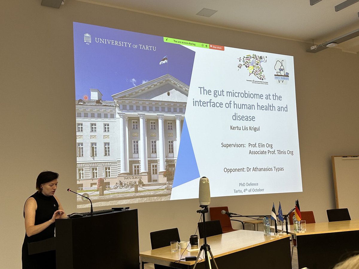 genomicstartu's tweet photo. Congratulations Doctor ⁦@KKrigul⁩ 🥳 excellent work, beautiful presentation, brilliant scientist! 💙 https://t.co/OGFjAw8AU7