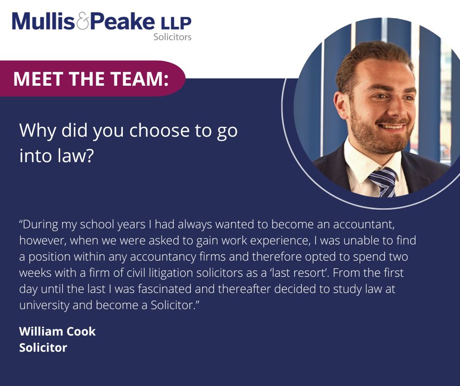 Mullis_PeakeLLP's tweet photo. This week’s Feature Friday is William, a Solicitor at Mullis &amp; Peake. Check out William’s full profile on our website or read why he chose to go into law here:
https://t.co/DkrU6uWaLf https://t.co/qwDLxtZluS
