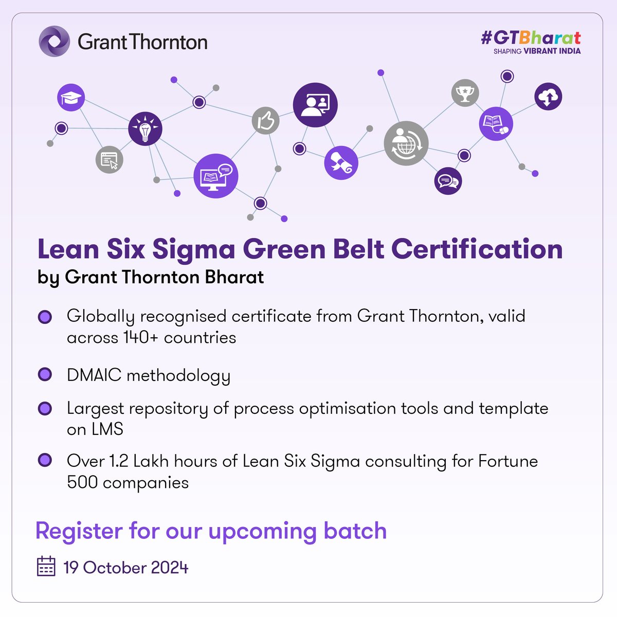 Grant Thornton Bharat on X: “Become an expert with #LeanSixSigma
