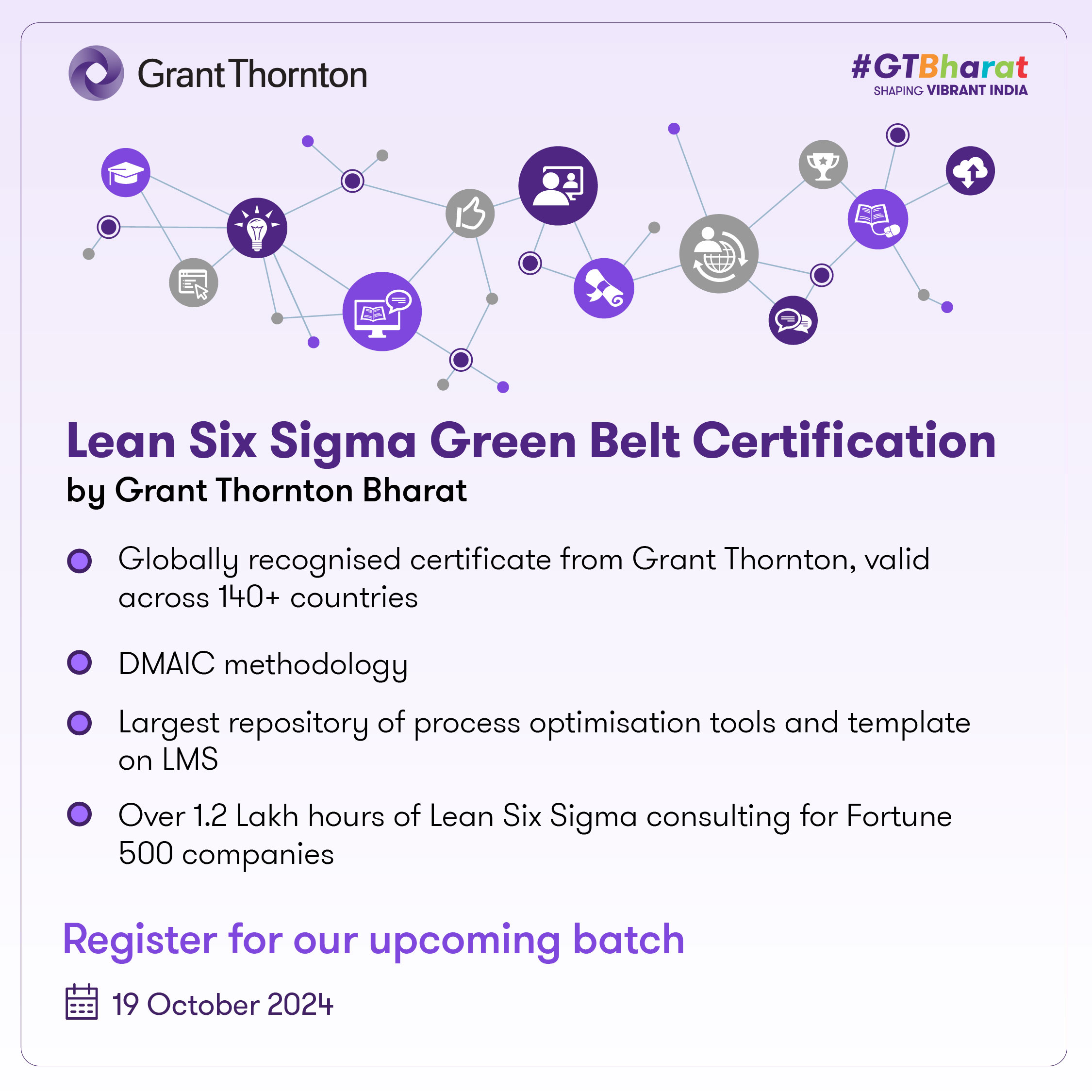 Grant Thornton Bharat on X: &ldquo;Become an expert with #LeanSixSigma 