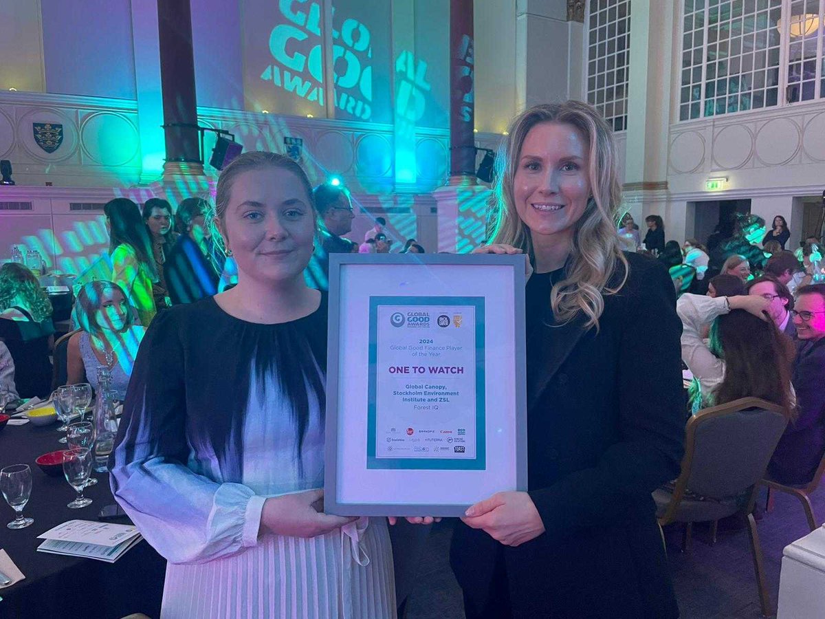 🥳We are delighted that Forest IQ has been named One-To-Watch for the Global Good Finance Player of the Year Award 2024. 

🏆The <a href="/GlobalGoodAward/">Global Good Awards 🌍</a> recognise and reward organisations that are making strides towards a better world for people, the planet and the global economy.