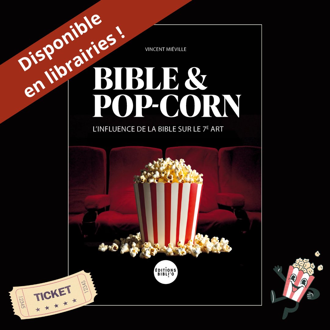 Sortez les pop-corns : mon livre sort aujourd'hui aux Éditions Bibli’O
Disponible dans toutes les bonnes librairies !
#Bible #cinema #BibleEtPopCorn
editionsbiblio.fr/collections/no…