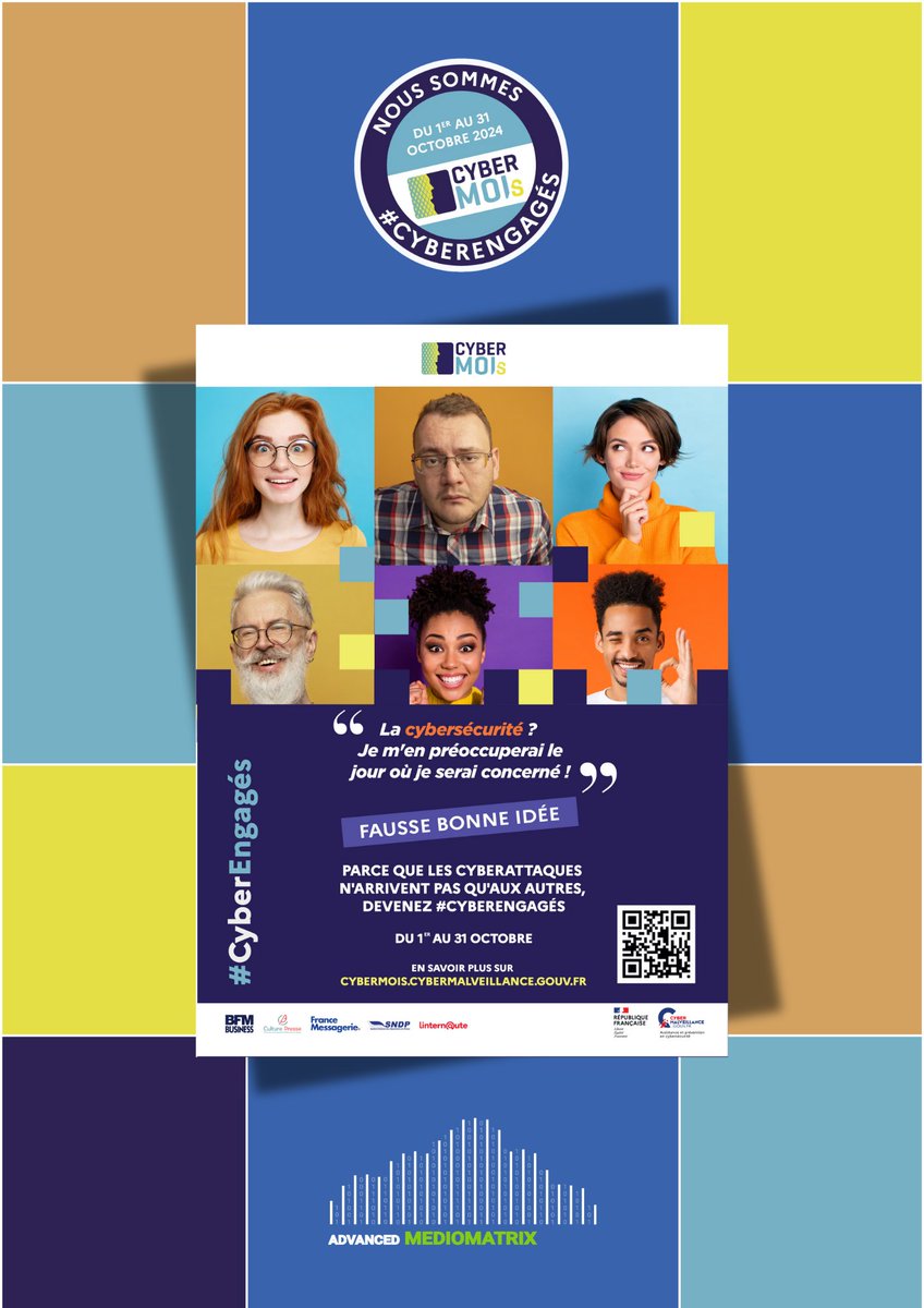 61% des français ont déclaré avoir été victimes d'un acte de cyber malveillance dans les 12 derniers mois. 
Et vous ?
 
🔎Il est primordial de savoir anticiper et repérer les attaques pour mieux se protéger !
 
#cyberengagés #cybermois <a href="/cybervictimes/">Cybermalveillance.gouv.fr</a>