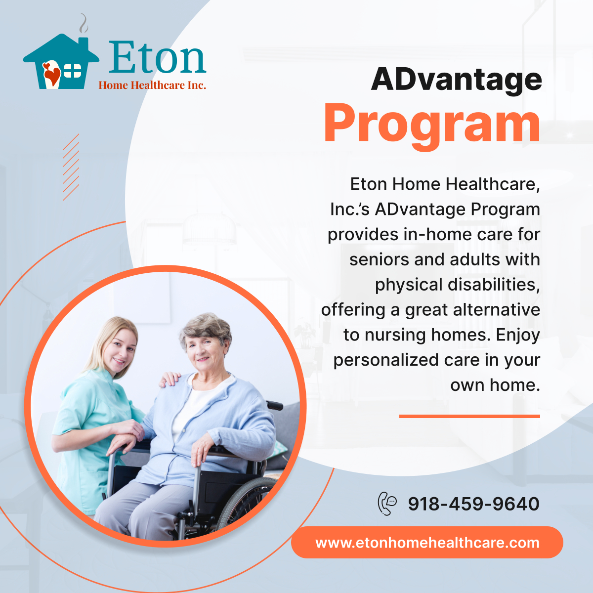 etonhomehcinc's tweet image. Discover the benefits of the ADvantage Program with Eton Home Healthcare, Inc. It’s a fantastic way to receive personalized care while staying in your own home. Learn more about this program! 

#HomeHealthCare #BrokenArrowOK #ADvantageProgram