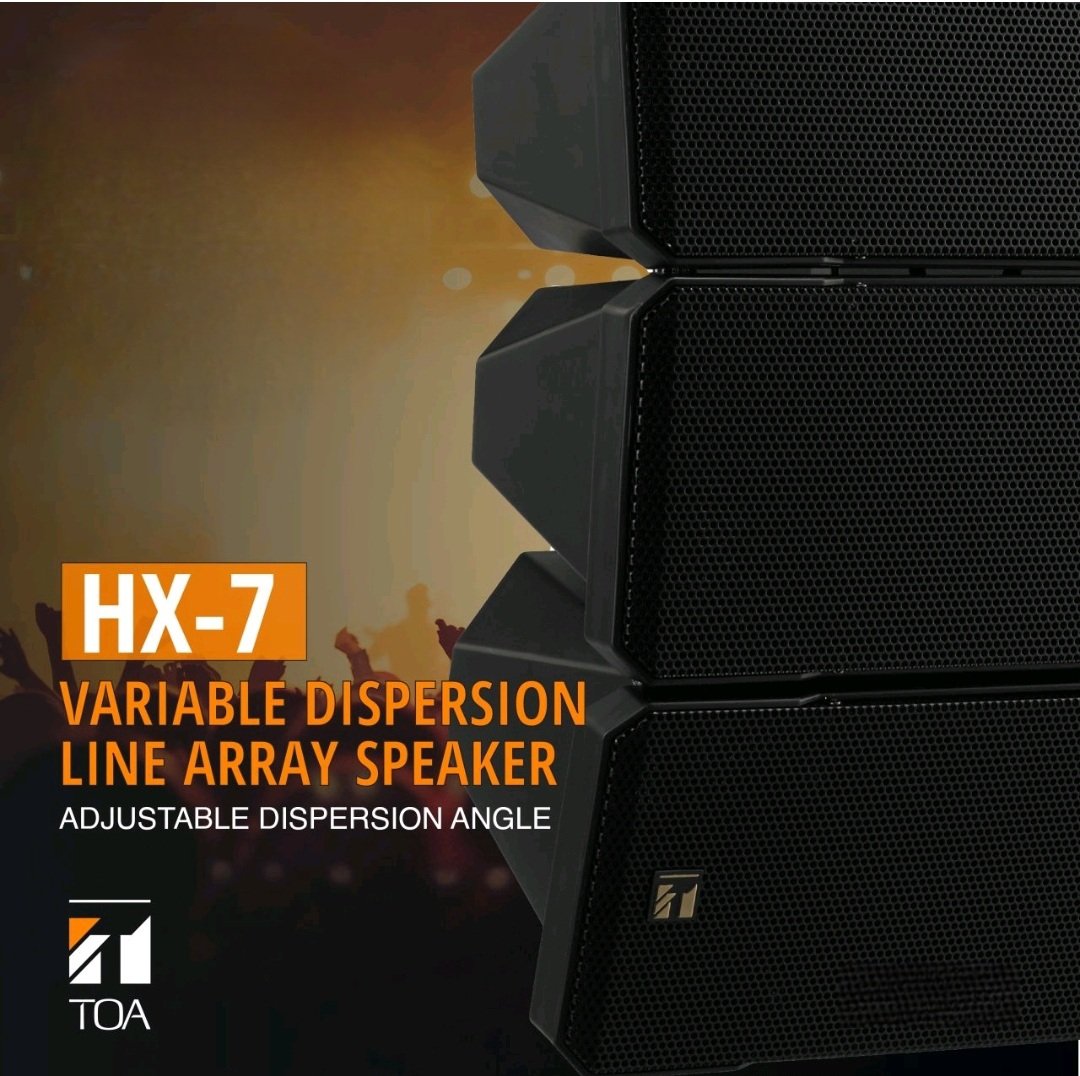 Meet the #TOA HX-7: a beautifully crafted compact variable dispersion line #array #speaker that redefines precision and versatility. With the ability to allow precise adjustment of sound dispersion angles, elevate your audio experience in any environment.
#church #stadium #arena