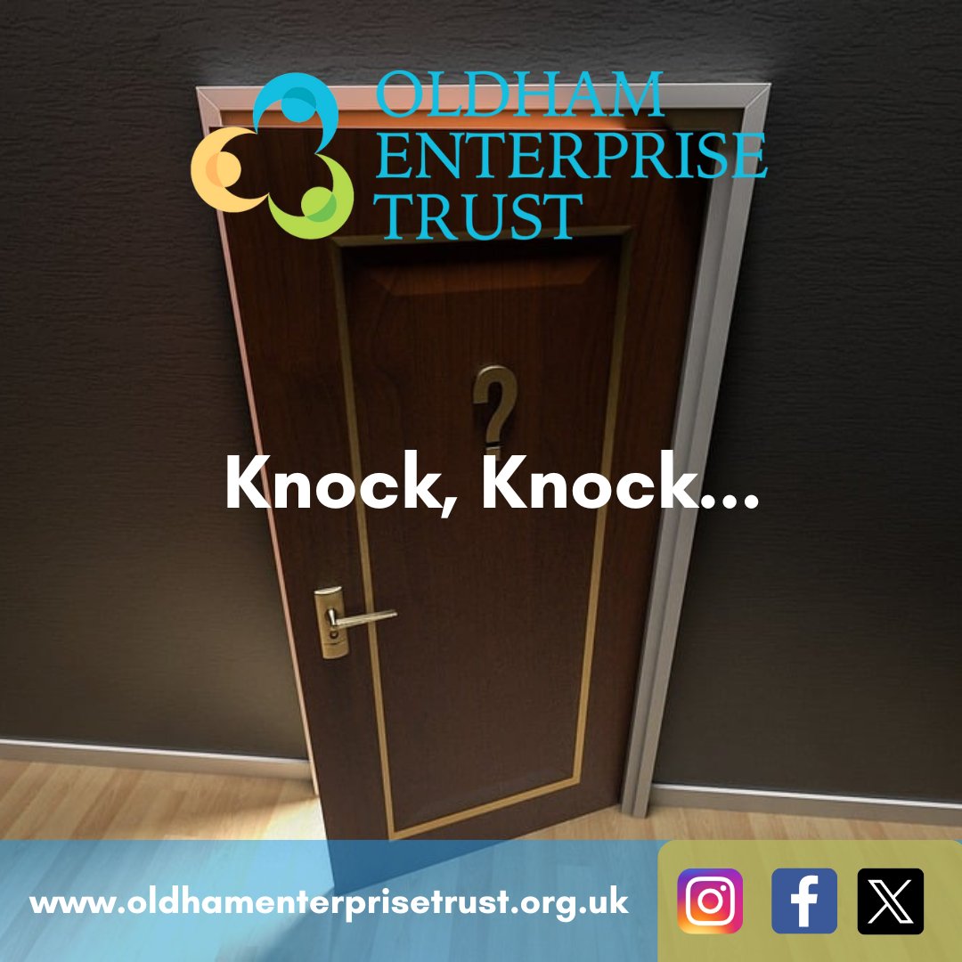 Opportunity is a knock away! 🚪 The Ideas Factory opens doors to skill development, mentorship, and business grants. Act now and welcome the opportunities that await you. #OpenDoors #WelcomeOpportunities

oldhamenterprisetrust.org.uk