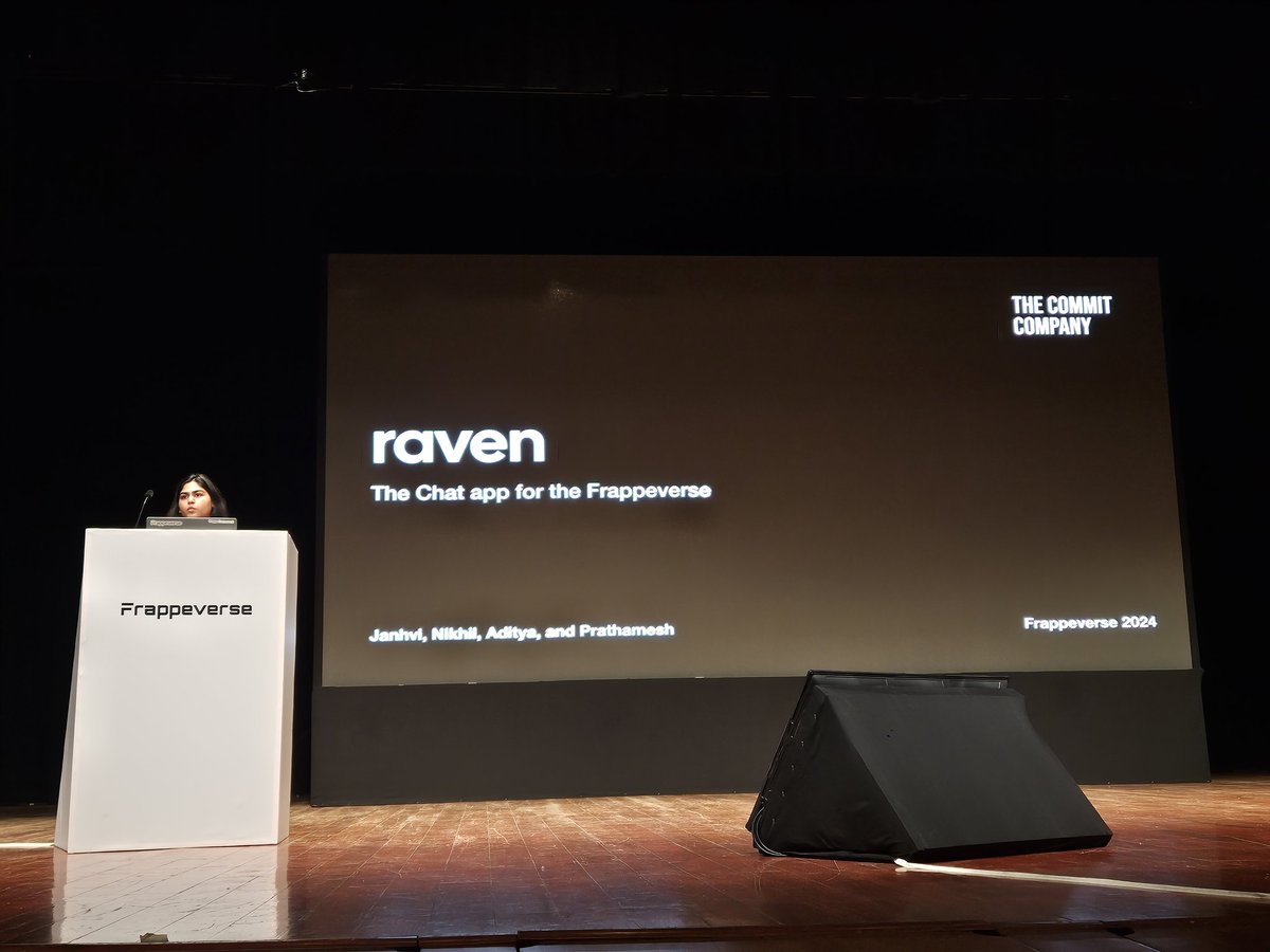 Adilolge98's tweet photo. Glimpse of @ravenchat_ai at Frappeverse 2024 🥳
 @commit_company #Frappeverse2024 https://t.co/YzE8lzLDjK