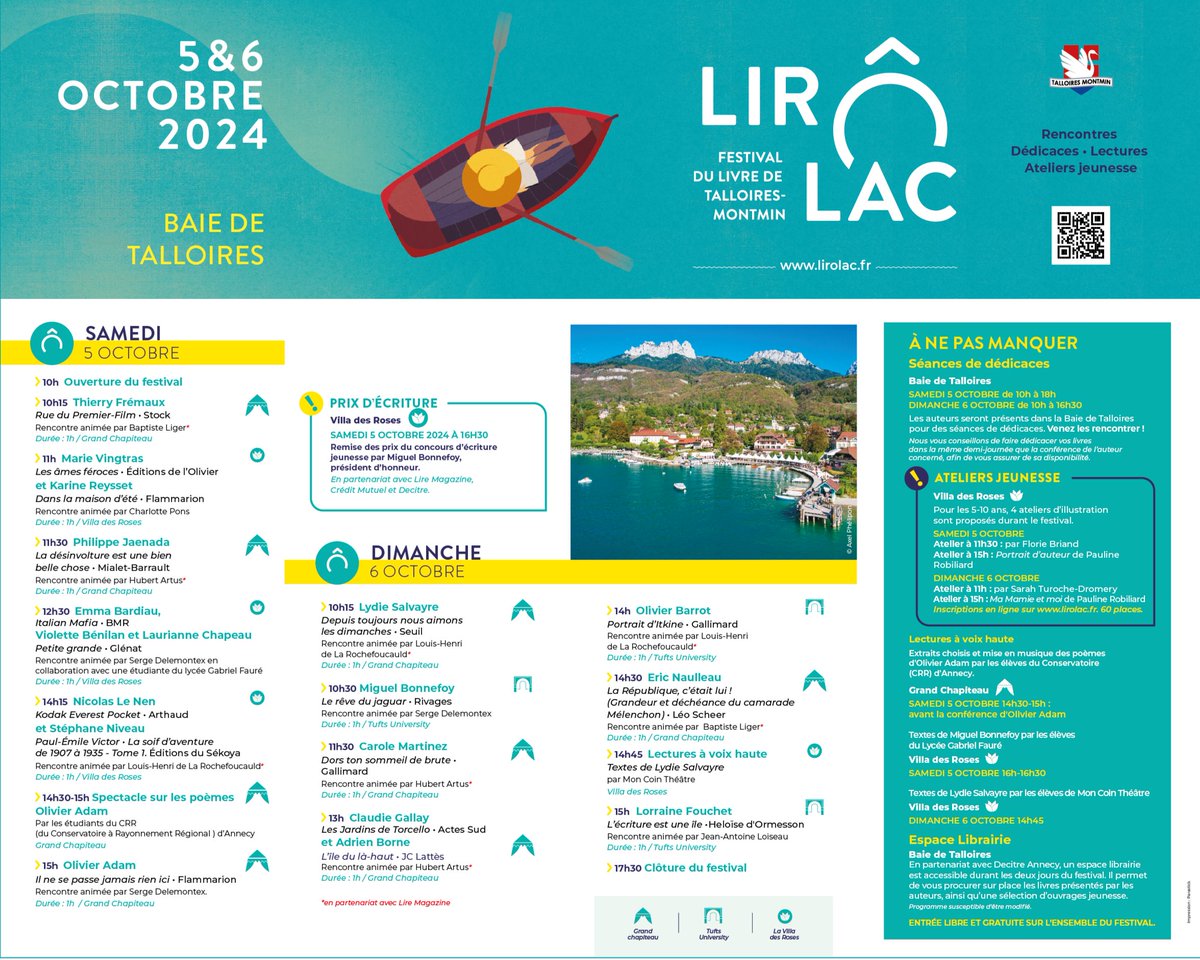 Haute-Savoie. #talloires #montmin Cinq bonnes raisons de venir au festival du livre Lirôlac ledauphine.com/culture-loisir…